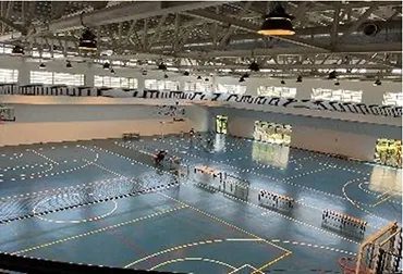 リヤド日本人学校の体育館