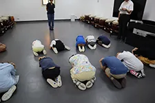 画像：避難訓練