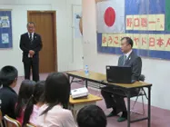 宇宙飛行士　野口総一さん特別授業