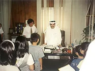 リヤドデイリー新聞社見学学習