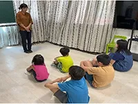 画像：避難訓練