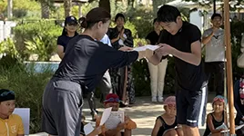 画像:水泳学習発表会